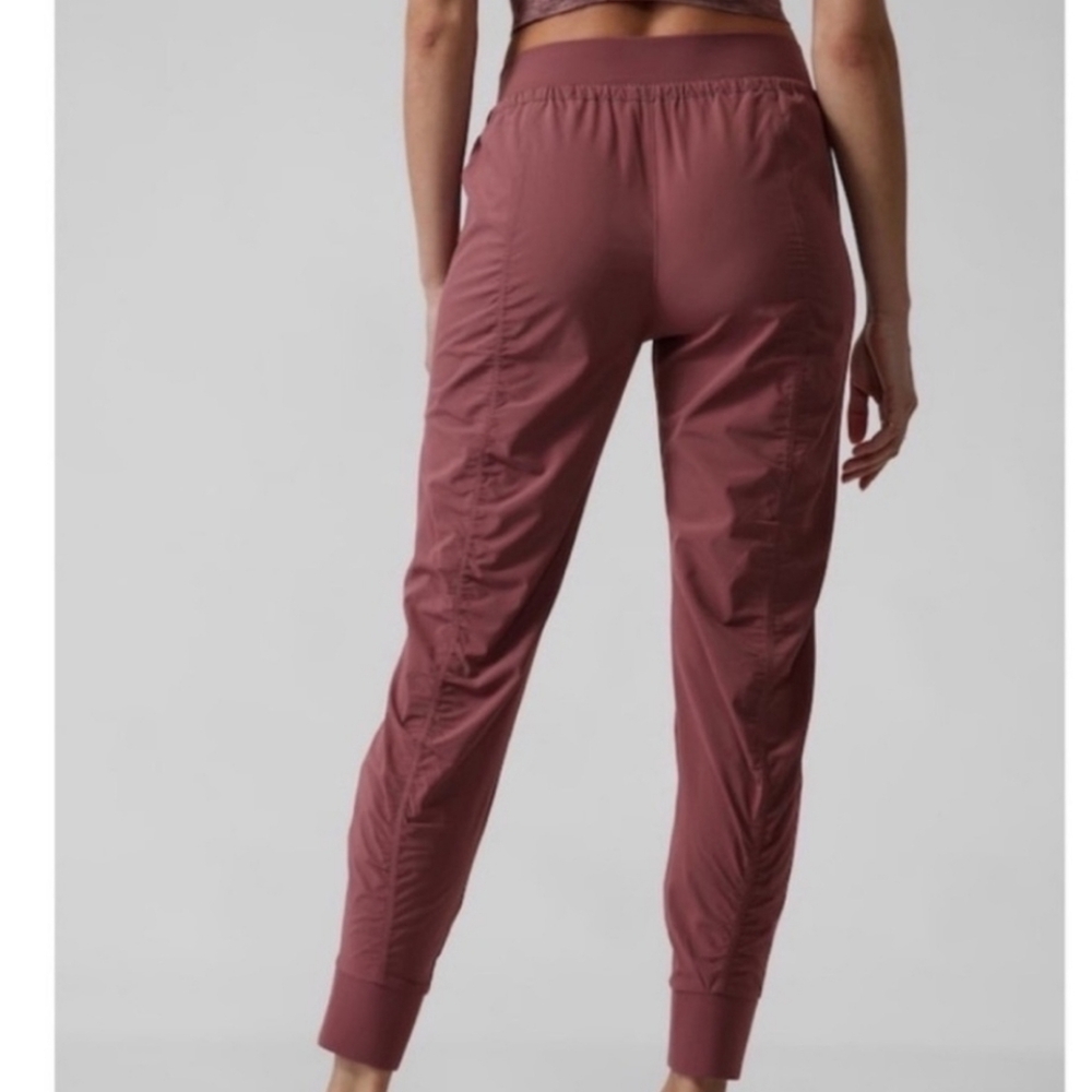 Athleta Attitude II Pants In Tawny Rose Sz4P - Picture 2 of 9